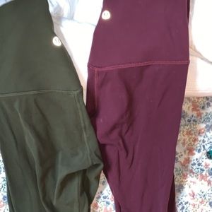 Two pairs of lulu aligns